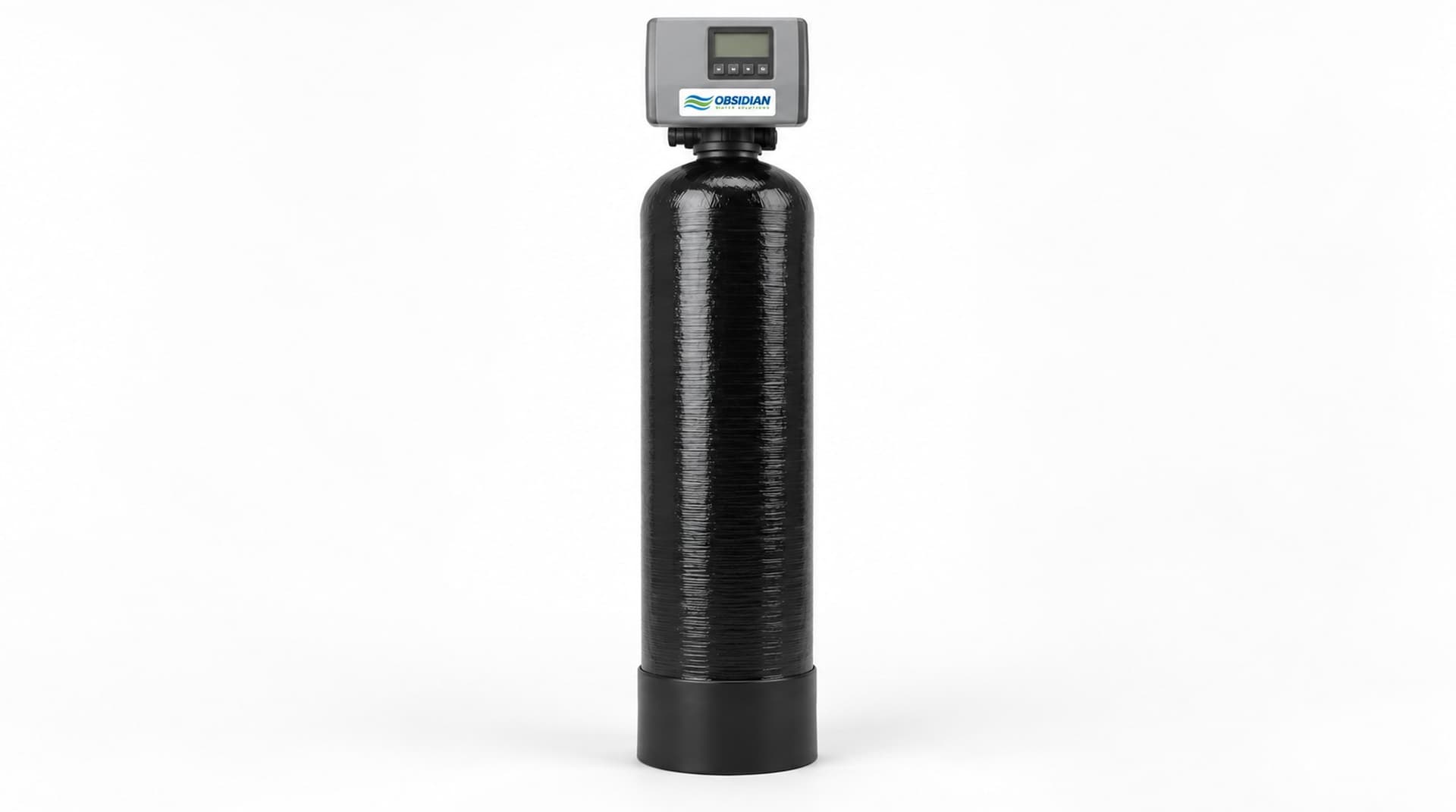 Whole-house water filtration tank installed by Obsidian Water Solutions