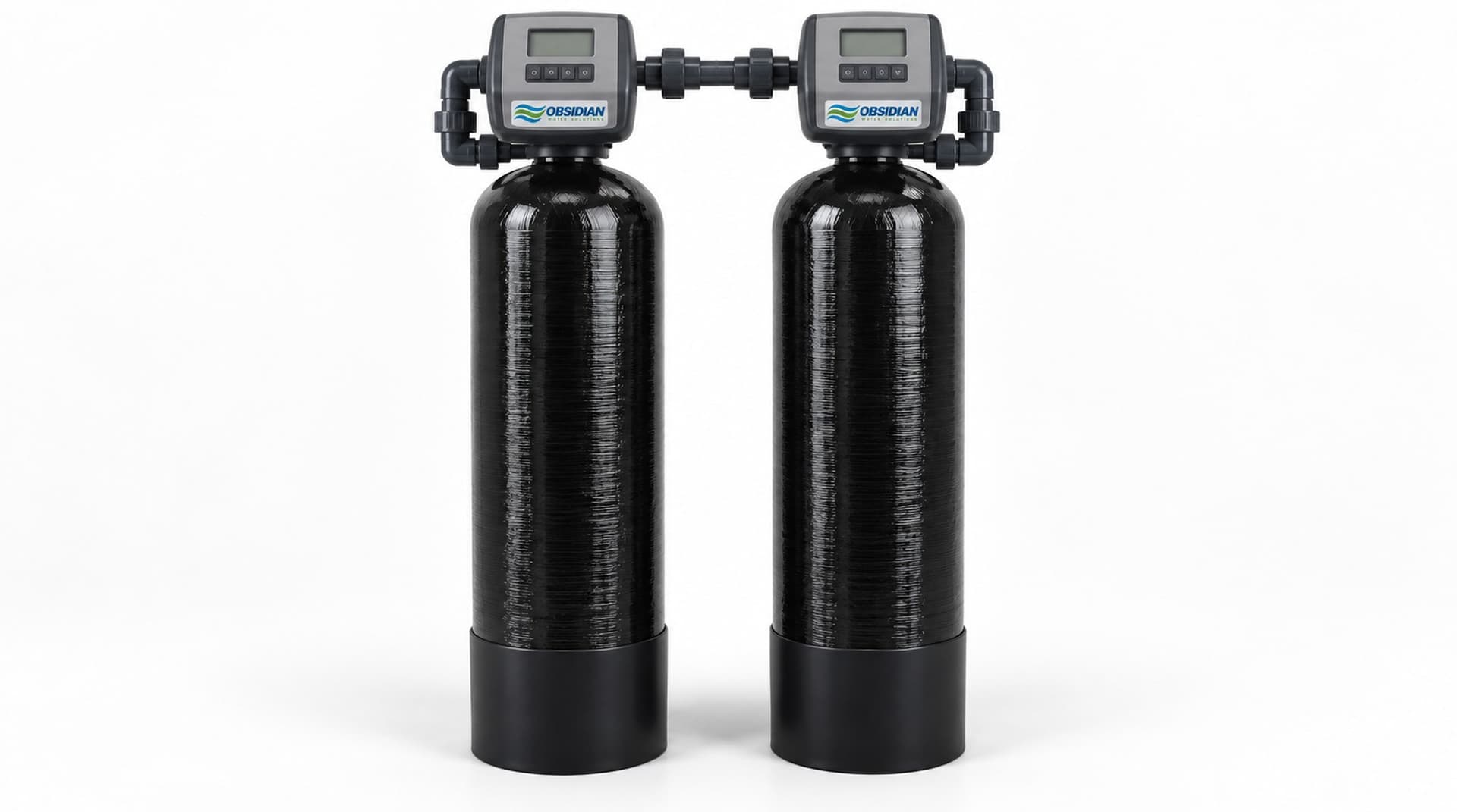 Dual tank well water treatment system for iron and sulfur removal in Livingston and Ascension Parish